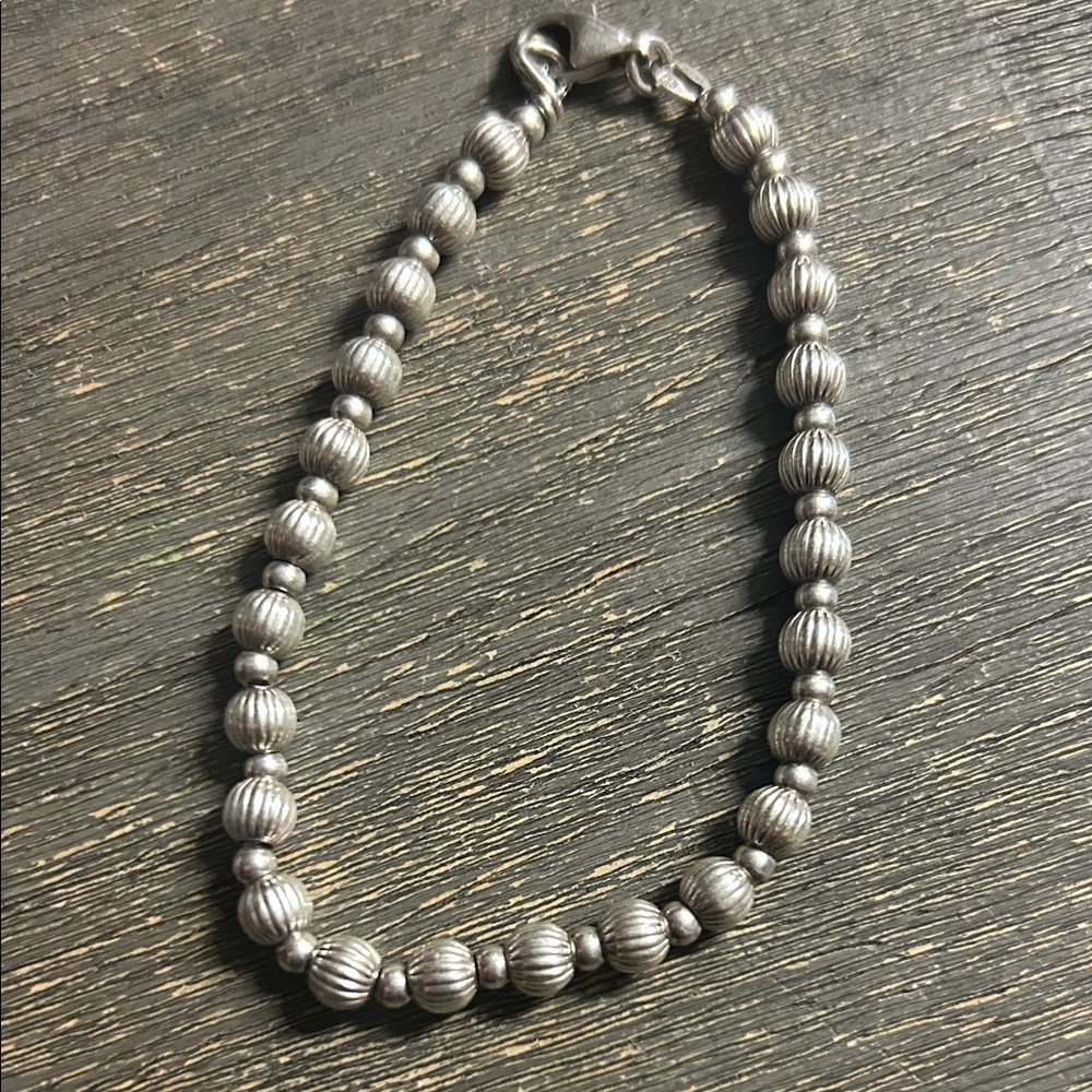 FAS Sterling Silver Desert Pearl Beaded Bracelet‎